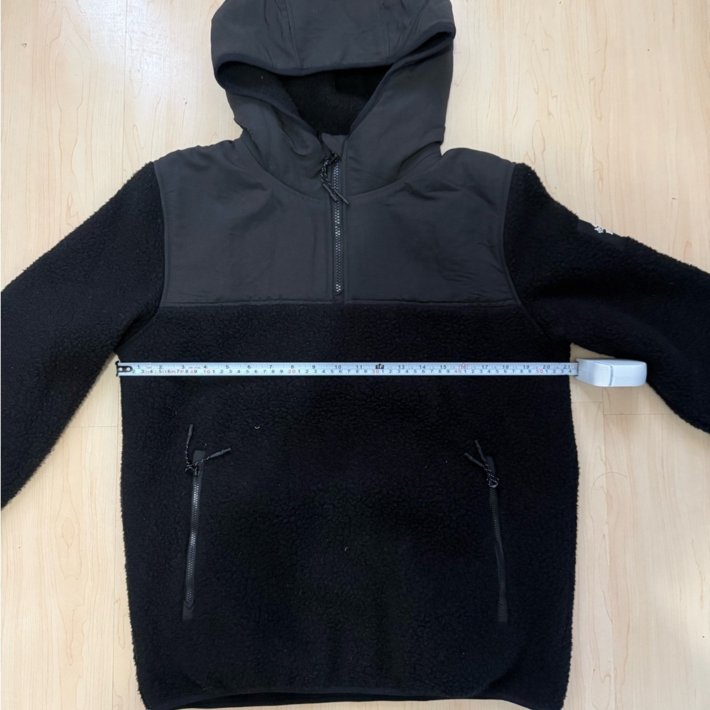 Roots Black Fleece Anorak Jacket - Picture 5 of 5